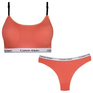 ست شورت و نیم تنه ورزشی زنانه مایا مدل بدون فنر پددار کد MY-4297-5009 رنگ گلبهی