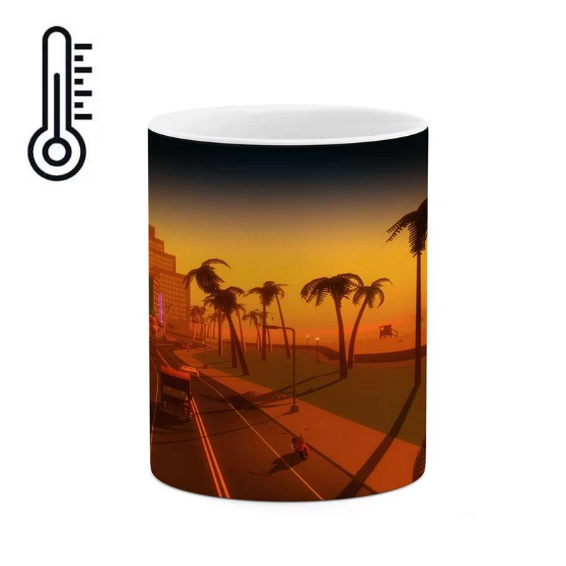 ماگ حرارتی کاکتی مدل منظره کد mgh17375