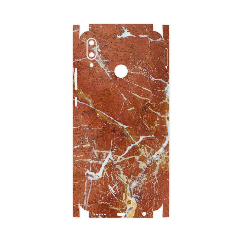 برچسب پوششی ماهوت مدل Red Marble-FullSkin مناسب برای گوشی موبایل هوآوی Y9 2019