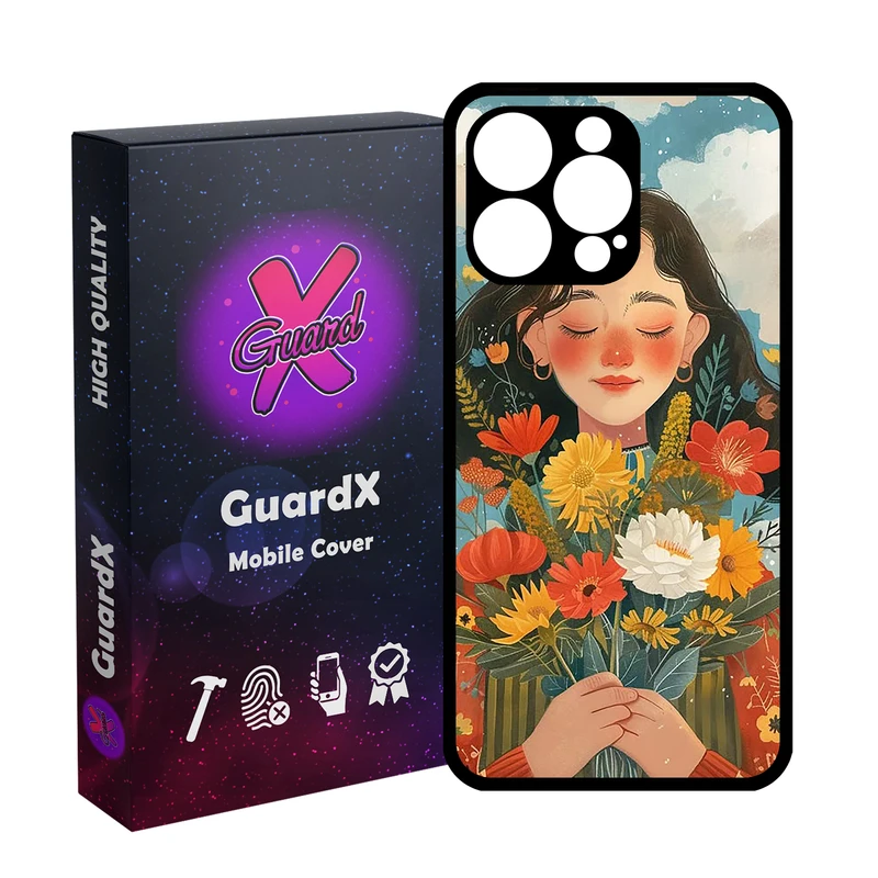 کاور گارد ایکس طرح دختر مدل  Glass10776 مناسب برای گوشی موبایل اپل iPhone 15 Pro Max