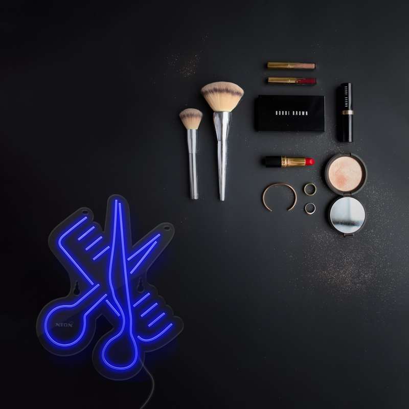 چراغ دیواری نئون دیزاین طرح Barber_BL
