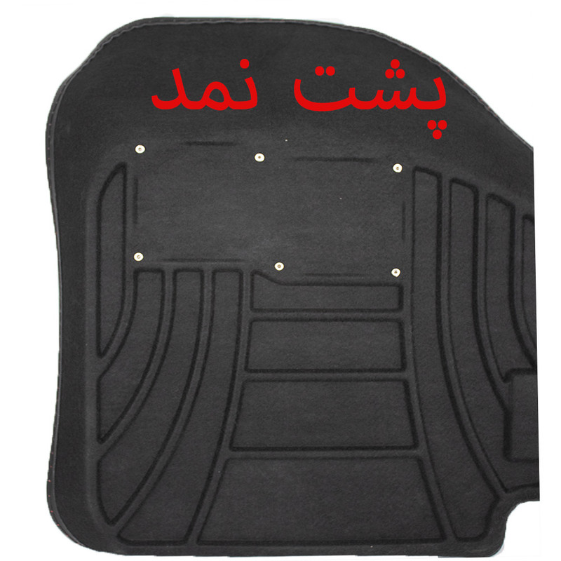 کفپوش سه بعدی خودرو ماهوت مدل دور دوز مناسب برای پراید 131