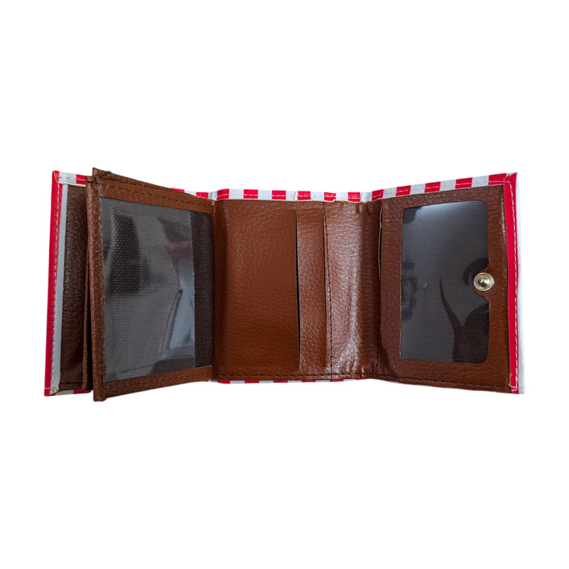 کیف پول زنانه مدل جغد راه راه