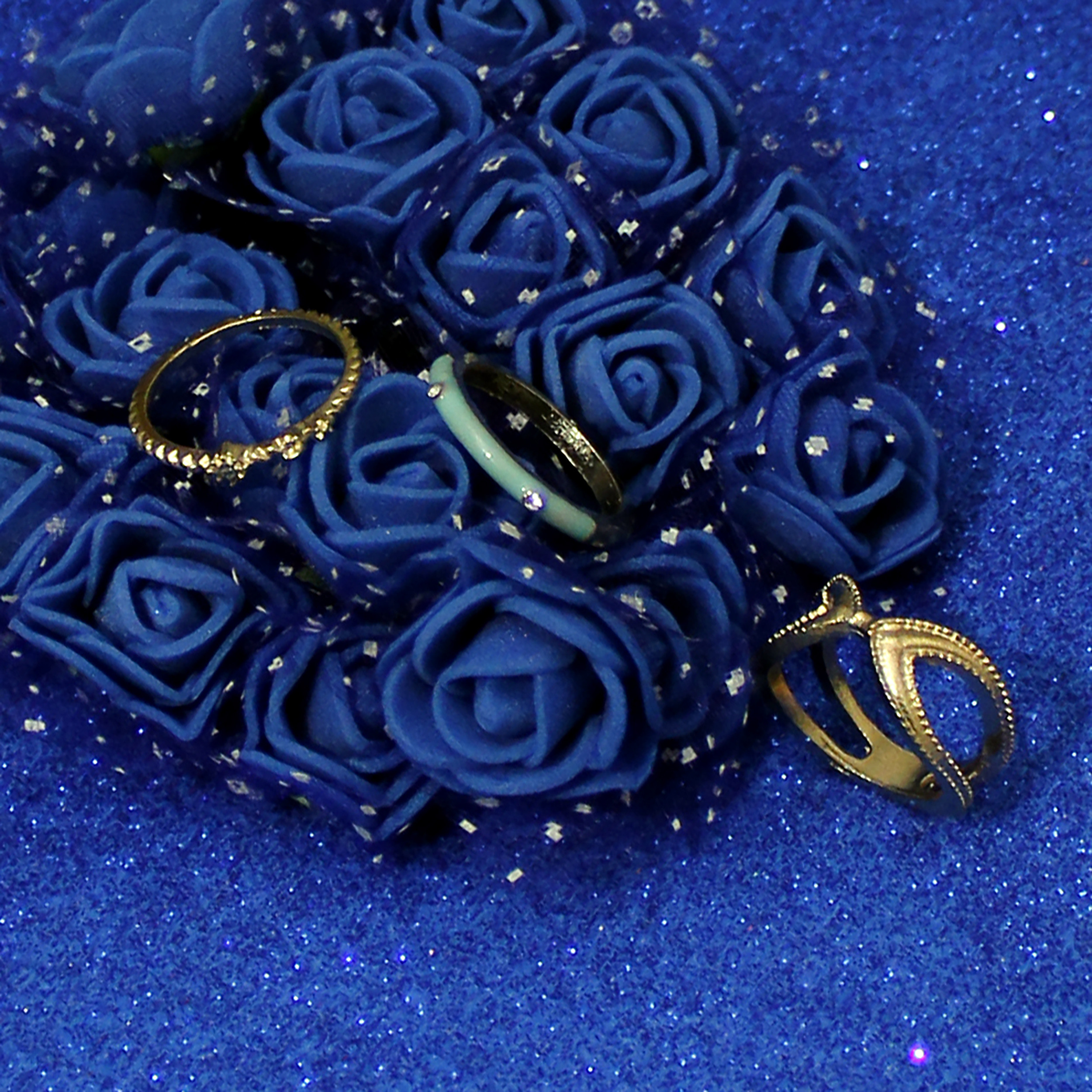 بند انگشتی زنانه کد RKH_1287 مجموعه 3 عددی