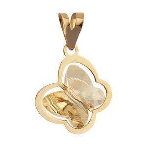 آویز گردنبند طلا 18 عیار زنانه سین سان مدل SNM105