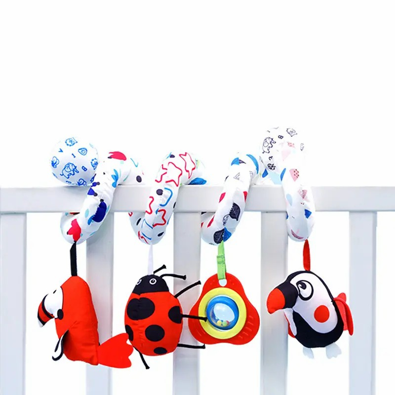 آویز تخت کودک سوزی مدل WLTH21-654 طرح پرندگان