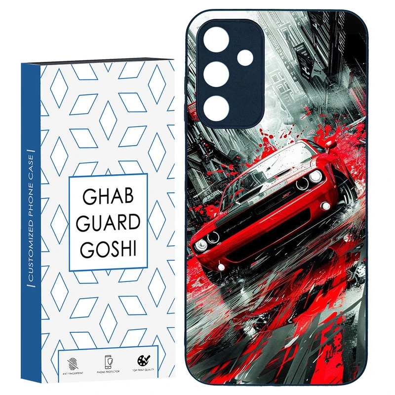 کاور قاب گارد گوشی طرح ماشین کد TPU-091 مناسب برای گوشی موبایل سامسونگ Galaxy A15