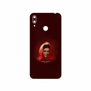 MAHOOT Portrait of an Indian Woman Cover Sticker for Huawei Y7 Prime 2019