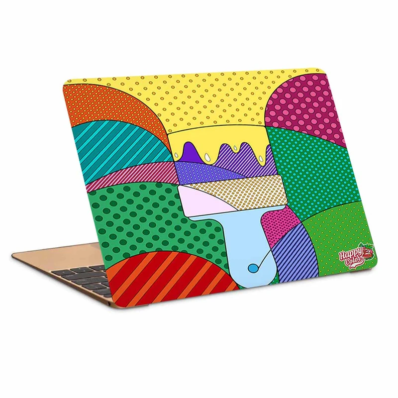استیکر لپ تاپ طرح جشن رنگ ها کد P-12مناسب برای لپ تاپ 15.6 اینچ