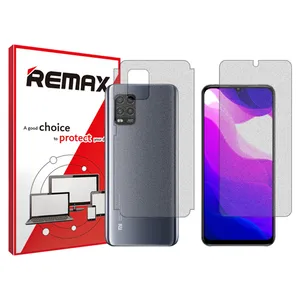 Remax HyMTT model matte screen protector suitable for the Xiaomi Mi 10 Lite 5G mobile phone along with the back protector