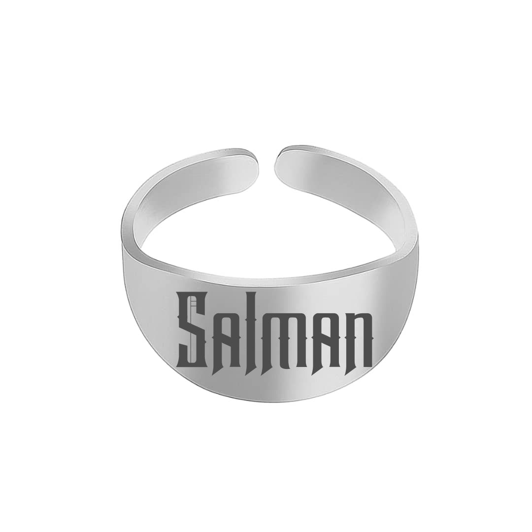 انگشتر نقره مردانه ترمه ۱ مدل سلمان کد 290 RSIL