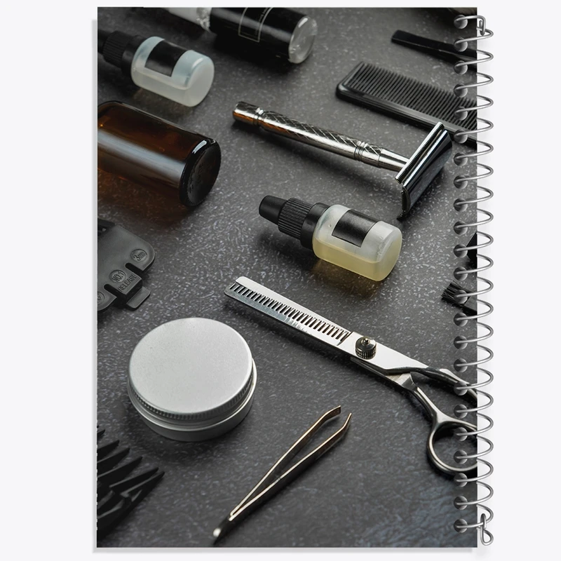دفتر مشق 100 برگ خندالو طرح آرایشگر کد F2357