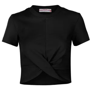 کراپ‌تاپ آستین کوتاه زنانه مدل MMDS-AT7009