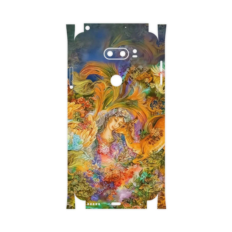 برچسب پوششی ماهوت مدل Persian miniature 3-FullSkin مناسب برای گوشی موبایل ال جی V30