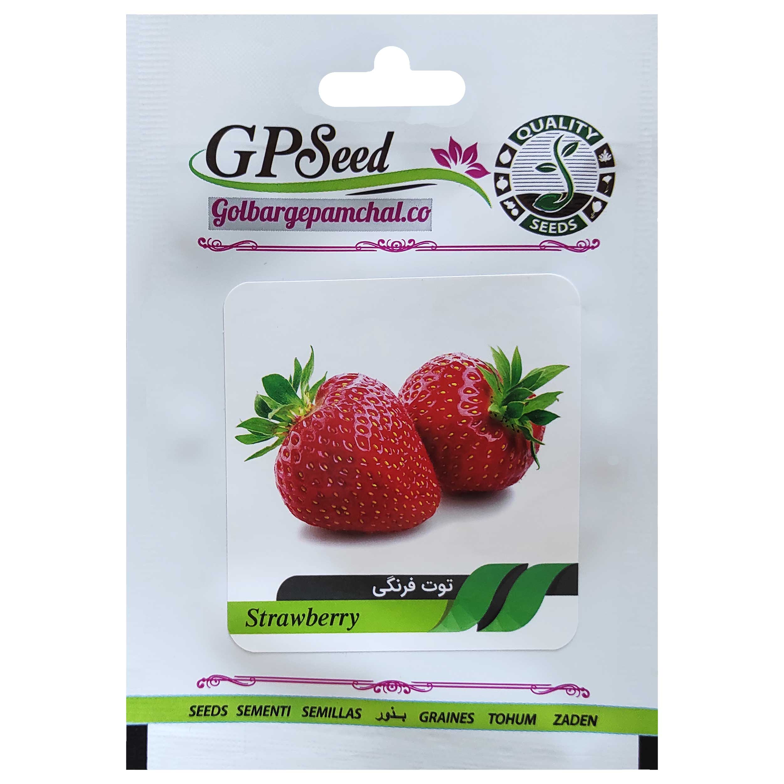 بذر توت فرنگی گلبرگ پامچال کد GPF-195