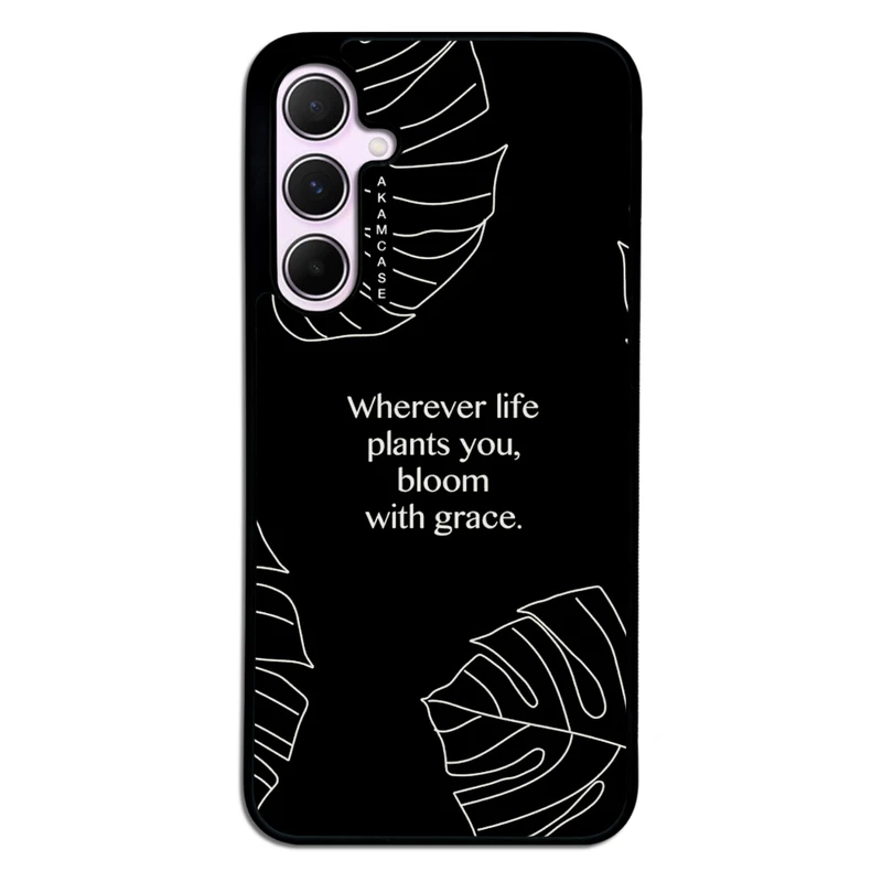 کاور آکام مدل AMC-WSGA35-QOUTES8 مناسب برای گوشی موبایل سامسونگ Galaxy A35