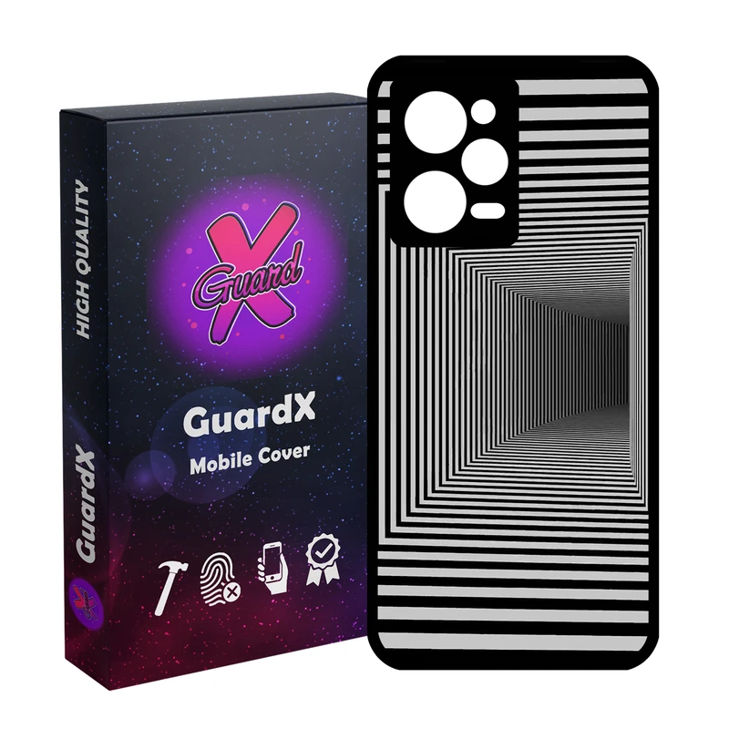 کاور گارد ایکس طرح تونل مدل Glass10828 مناسب برای گوشی موبایل شیائومی Redmi Note 12 Pro 5G/ Poco X5 Pro 5G/Note 12 Pro Speed