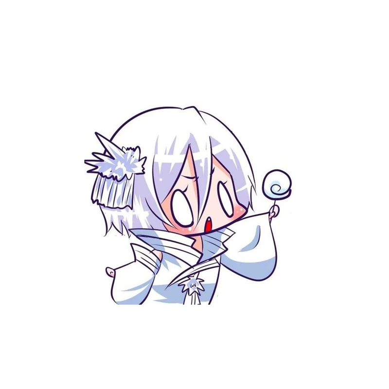 استیکر لپ تاپ و موبایل مدل انیمه طرح بلیچ روکیا کوچیکی Bleach Rukia Kuchiki کد 2843