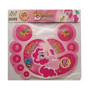 رد پا تم تولد طرح پونی مدل Pony بسته 10 عددی