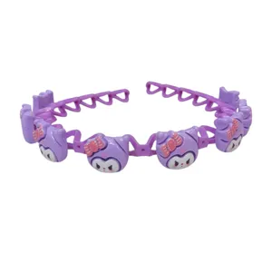 تل مو دخترانه مدل زیگ‌زاگی کرومی کد 04