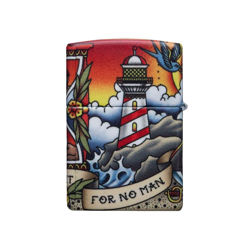 فندک زیپو مدل Nautical Tattoo Design کد 49532