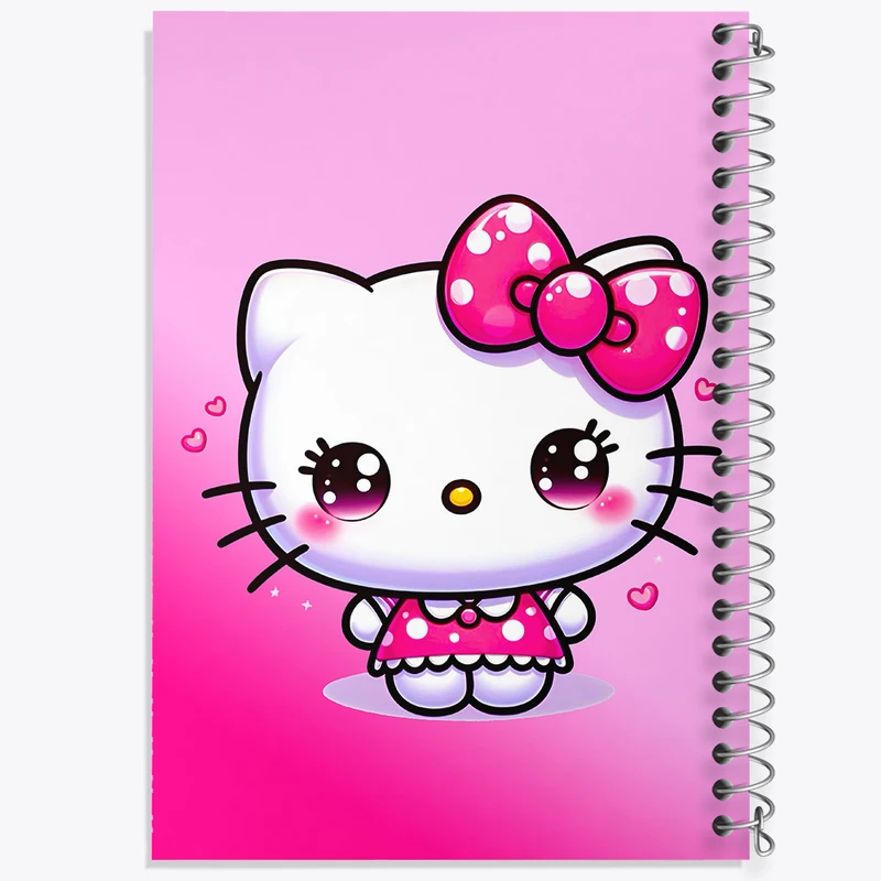 دفتر مشق 100 برگ خندالو طرح هلو کیتی (Hello Kitty) کد N4492