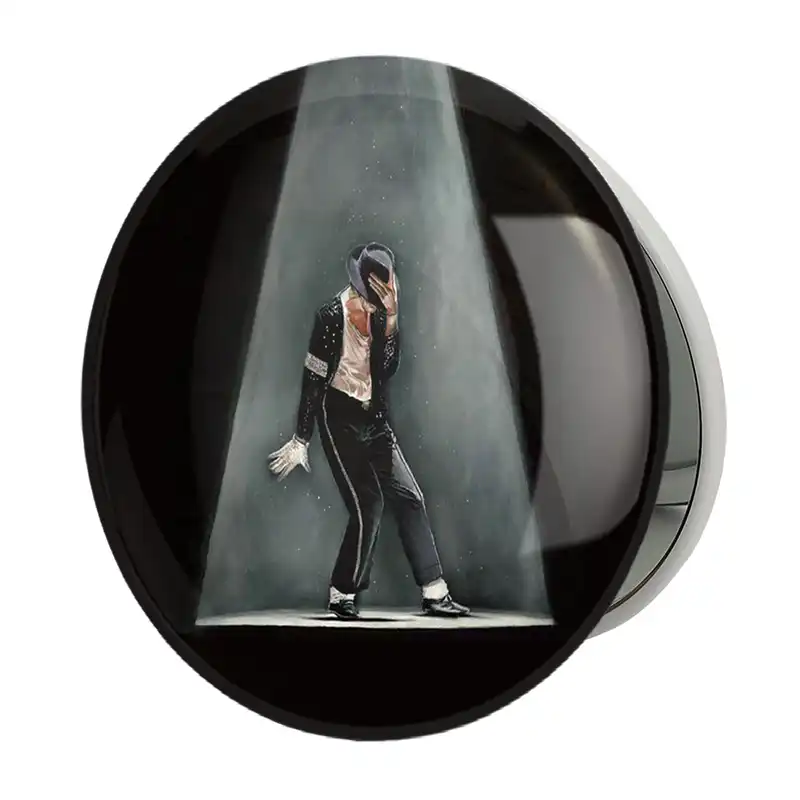 آینه جیبی خندالو طرح مایکل جکسون Michael Jackson مدل تاشو کد 3280