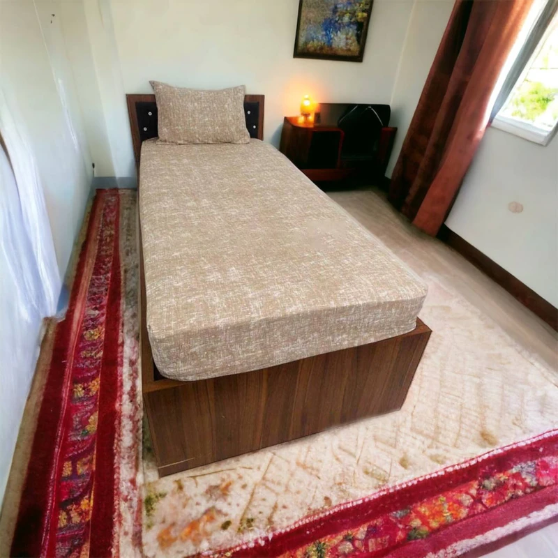 سرویس ملحفه مدل سنگی 1 نفره 2 تکه