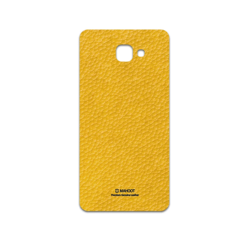 برچسب پوششی ماهوت مدل Mustard-Leather مناسب برای گوشی موبایل سامسونگ Galaxy C7