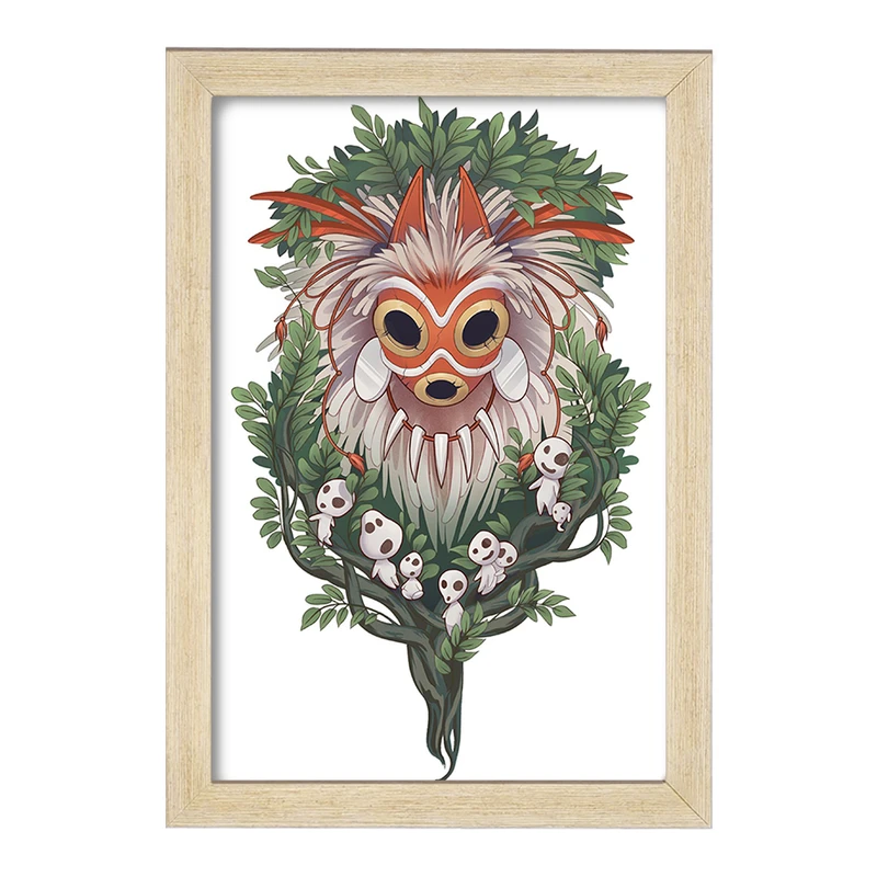 تابلو خندالو مدل سان و کوداما انیمه پرنسس مونونوکه کد 34080