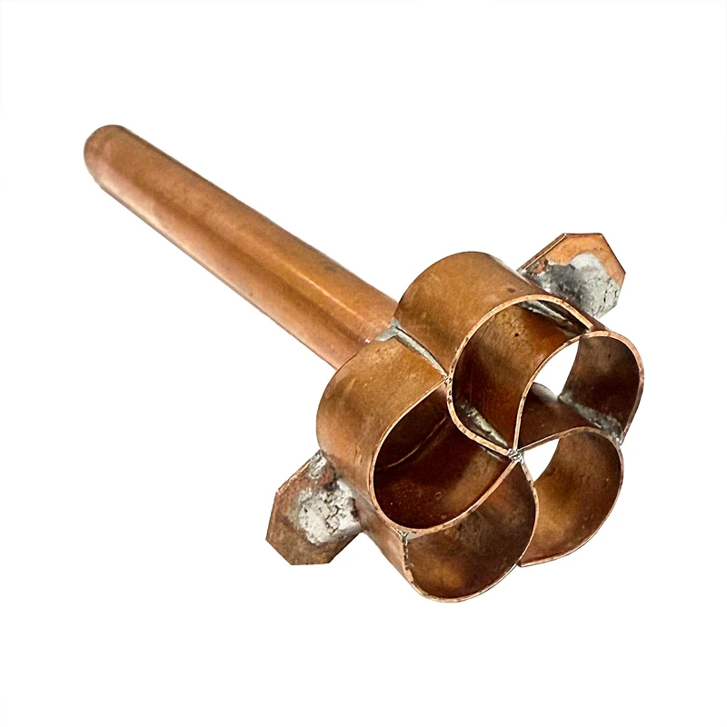 قالب شیرینی مدل مهر نان برنجی و نخودچی مسی 5 پر