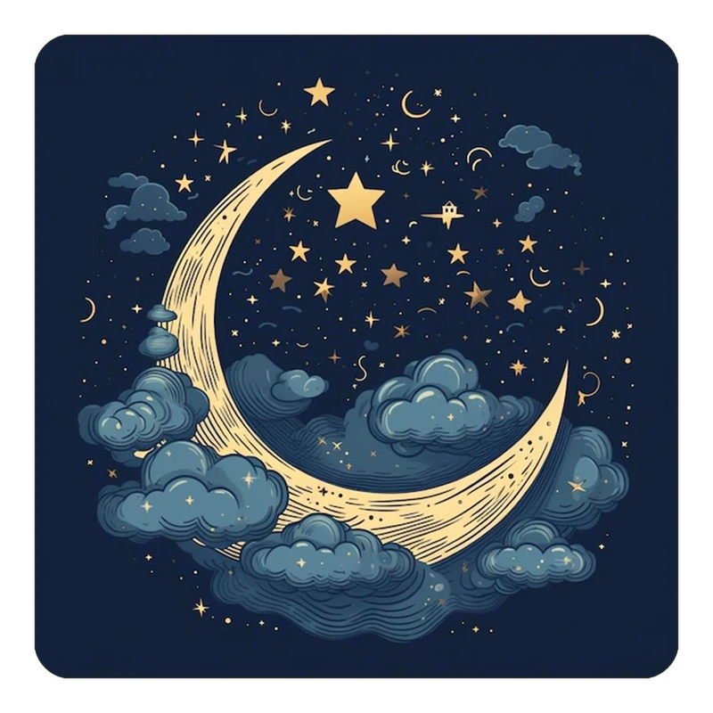 مگنت کاکتی طرح ماه و ستاره مدل mp54341