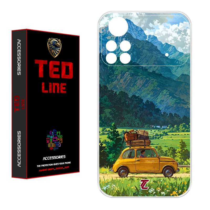 کاور تدلاین طرح سفر کد 1165 مناسب برای گوشی موبایل شیائومی Poco X4 Pro