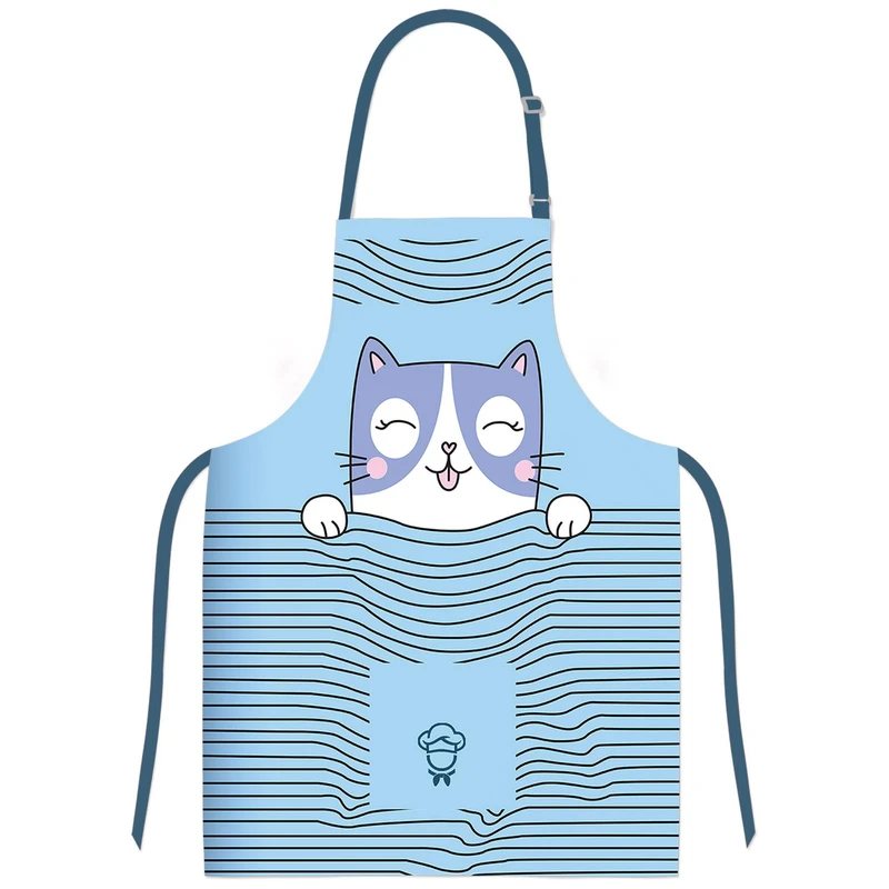 پیش بند آشپزخانه مدل گربه کد 4051