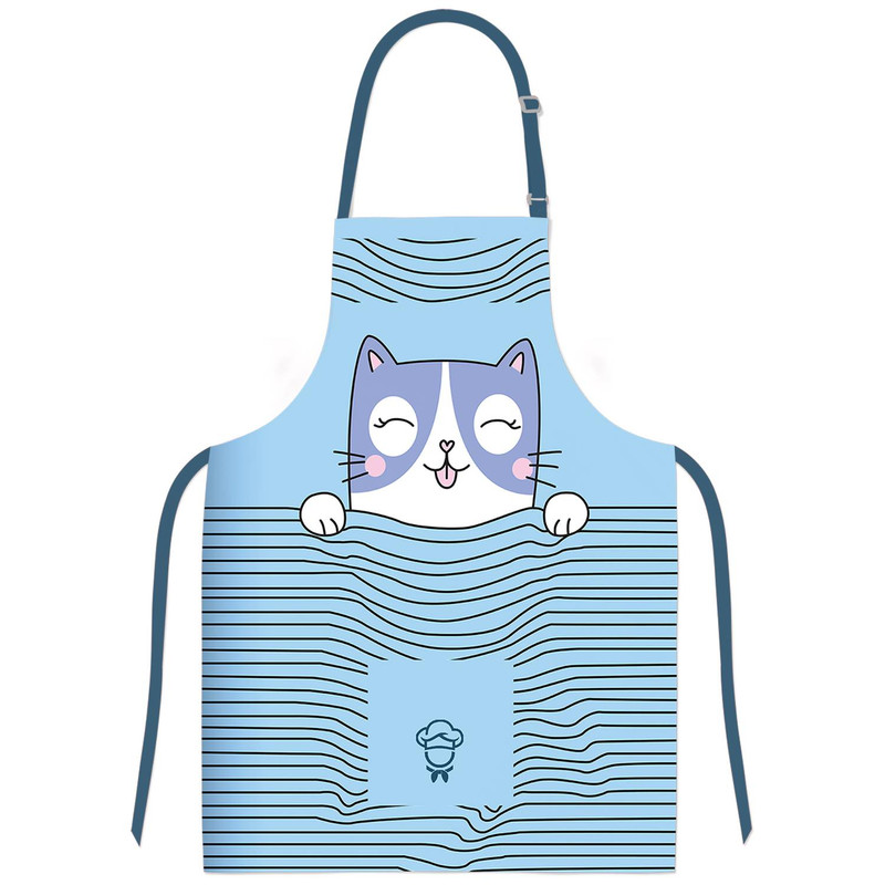 پیش بند آشپزخانه مدل گربه کد 4051