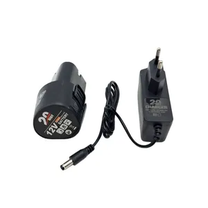 مجموعه شارژر و باتری دریل شارژی 12 ولت 1/5 آمپر بیست مدل Li_ion 12V مجموعه 2 عددی