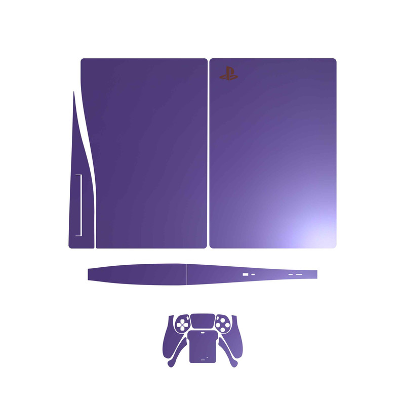برچسب کنسول و دسته بازی PS5 ماهوت مدل  Matte-BlueBerry