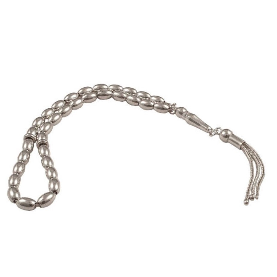 تسبیح نقره گالری ظهیرالدینی مدل 01