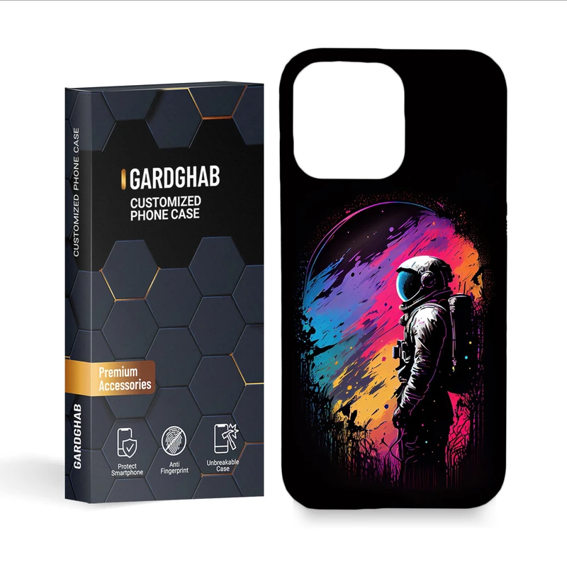 کاور گارد قاب مدل فضانورد مناسب برای گوشی موبایل اپل iphone14 promax