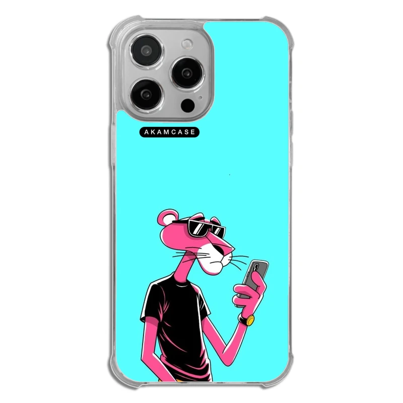 کاور آکام مدل AMC-WTA14PROMAX-PINK PANTHER1 مناسب برای گوشی موبایل اپل iPhone 14 Pro Max