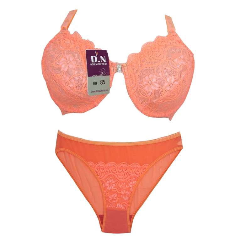 ست شورت و سوتین زنانه مدل 433 رنگ گلبهی