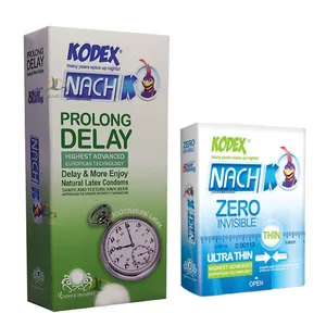کاندوم تاخیری ناچ کدکس مدل Delay oo enjoy بسته 10 عددی به همراه کاندوم کدکس مدل ZOORO بسته 3 عددی