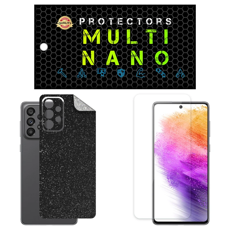 محافظ صفحه نمایش مولتی نانو مدل X-SFG مناسب برای گوشی موبایل سامسونگ Galaxy A73 به همراه برچسب پوششی