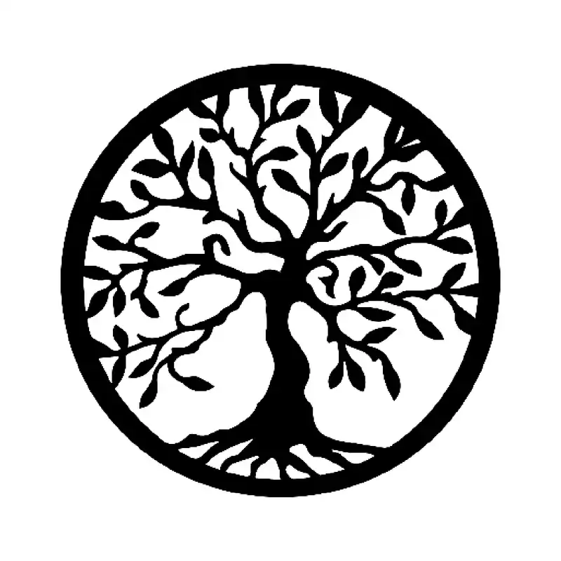 شابلون باتیس آرت طرح درخت کد 50-40