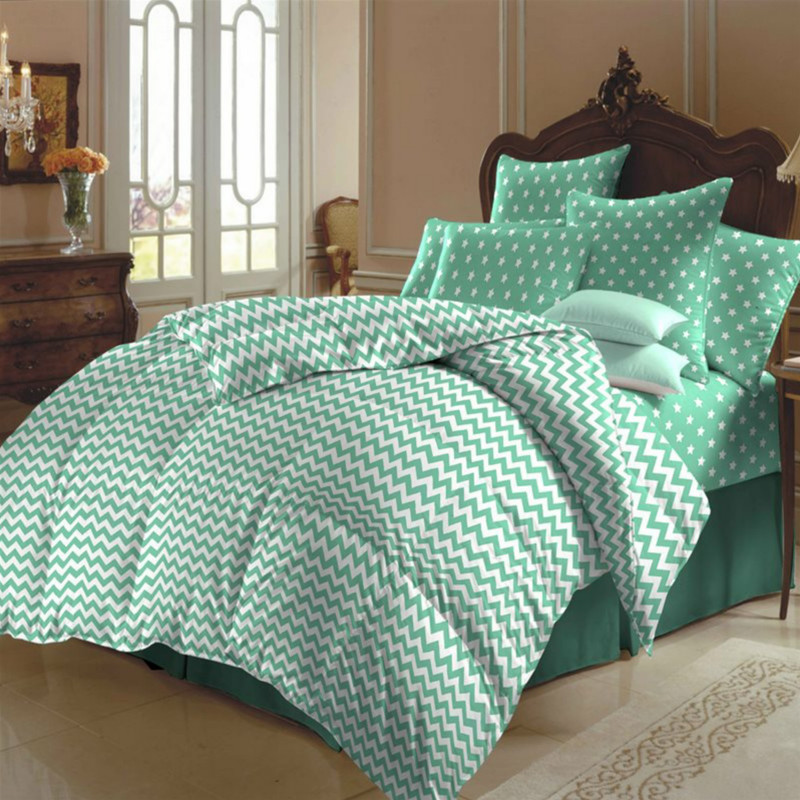 سرویس ملحفه سیناخواب مدل Star7-01 یکنفره چهار تکه