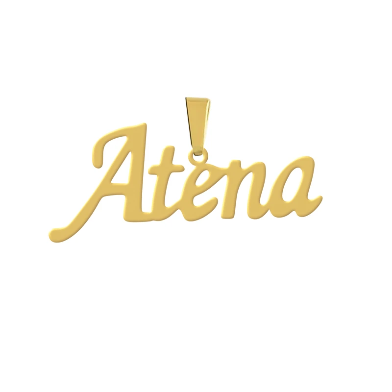 آویز گردنبند هایکا مدل اسم آتنا کد a.h 317