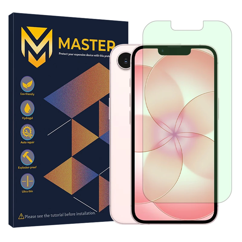 محافظ صفحه محافظ چشم مستر مدل هیدروژلی مناسب برای گوشی موبایل اپل iPhone 17e 