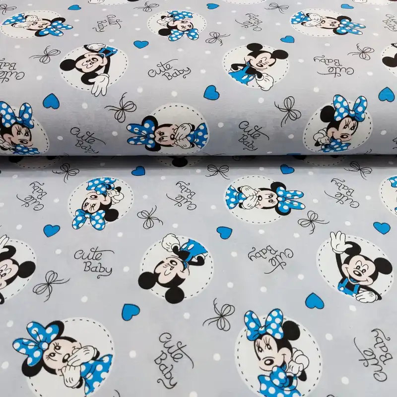 پارچه ملحفه طرح میکی موس کد 0140