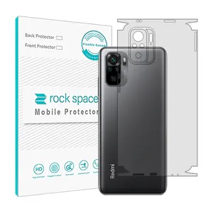 Transparent Rockspace HyGEL model phone back protector suitable for Xiaomi Redmi Note 10s mobile phone