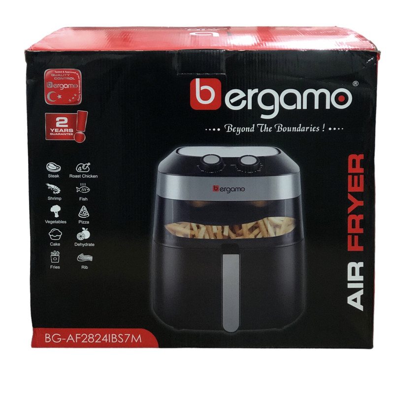 سرخ کن بدون روغن برگامو مدل BG-AF2824IBS7M